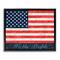 Stupell Industries We The People Flag Floater Framed Art